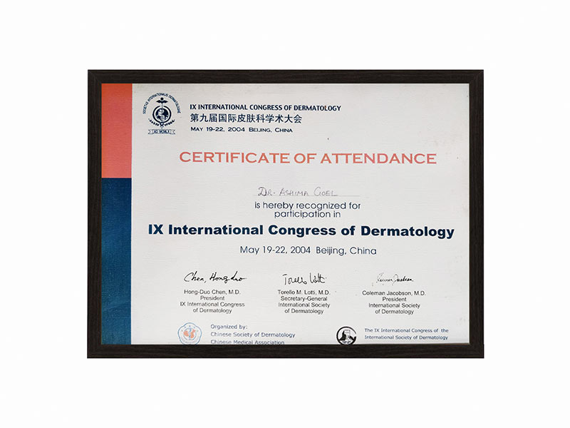 9th International congress of Dermatology